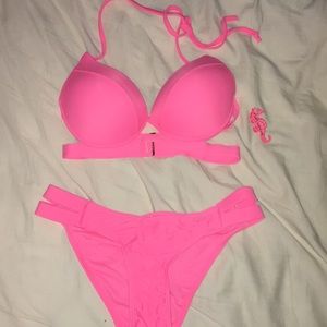 Hot Pink Bikini Set